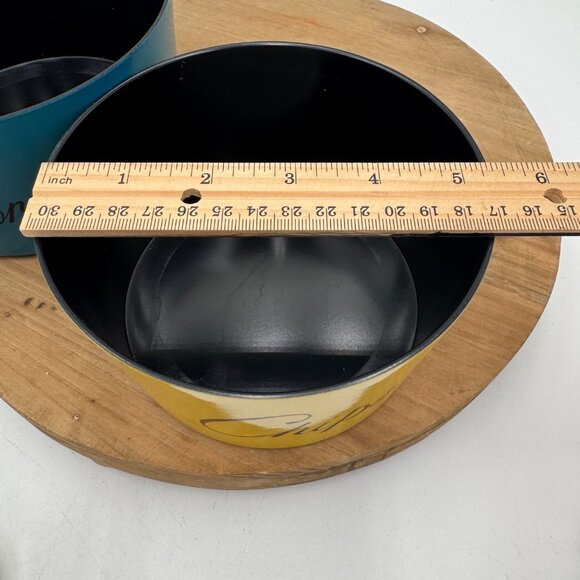 Set of 4 Vintage Nesting Snack Bowl by Nasco popcorn chips pretzels nuts melamin - Picture 14 of 16